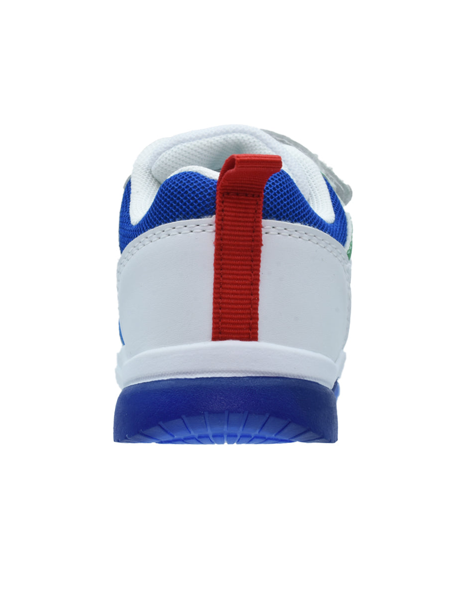 Tenis Niño Super Mario con Agujeta Elástica y Luces LED- GEORGIE BOY