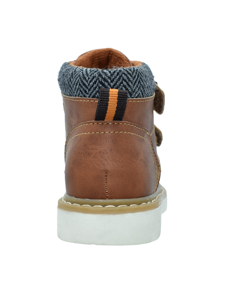 Zapato Botin Niño Dos Velcros