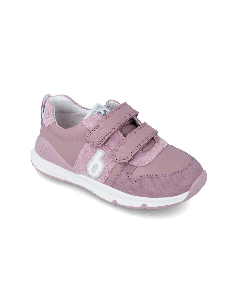 ZAPATO DEPORTIVO NIÑA BASICO DOS VELCROS