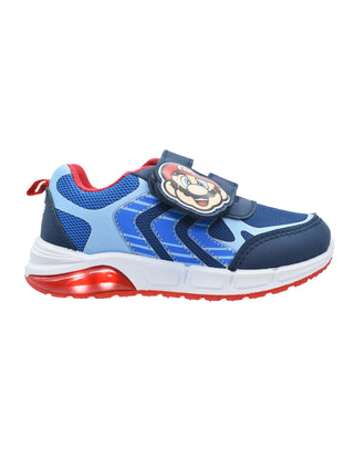 Tenis Niño Super Mario con Luces LED y Doble Velcro- GEORGIE BOY