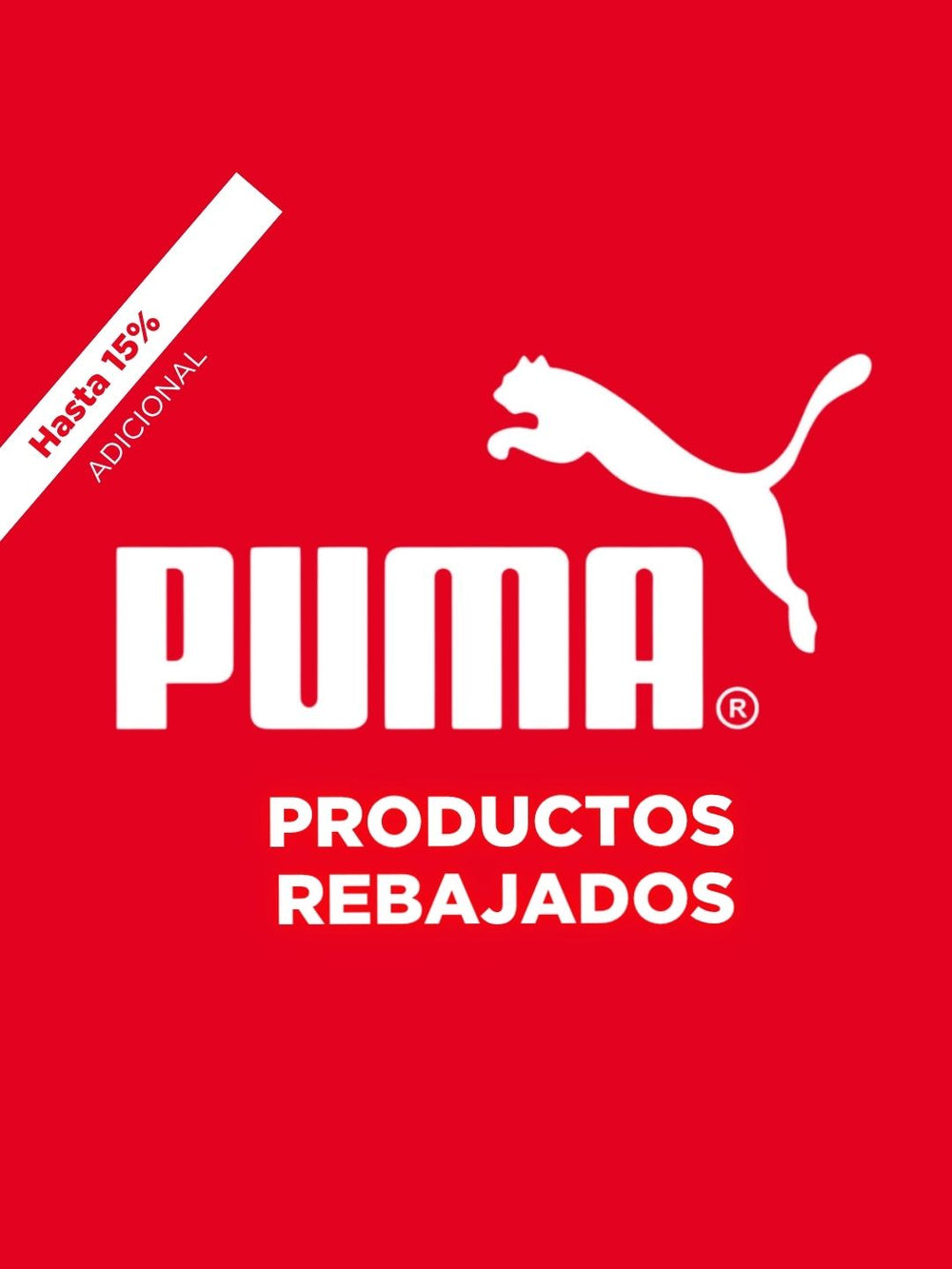Productos con descuento directo puma