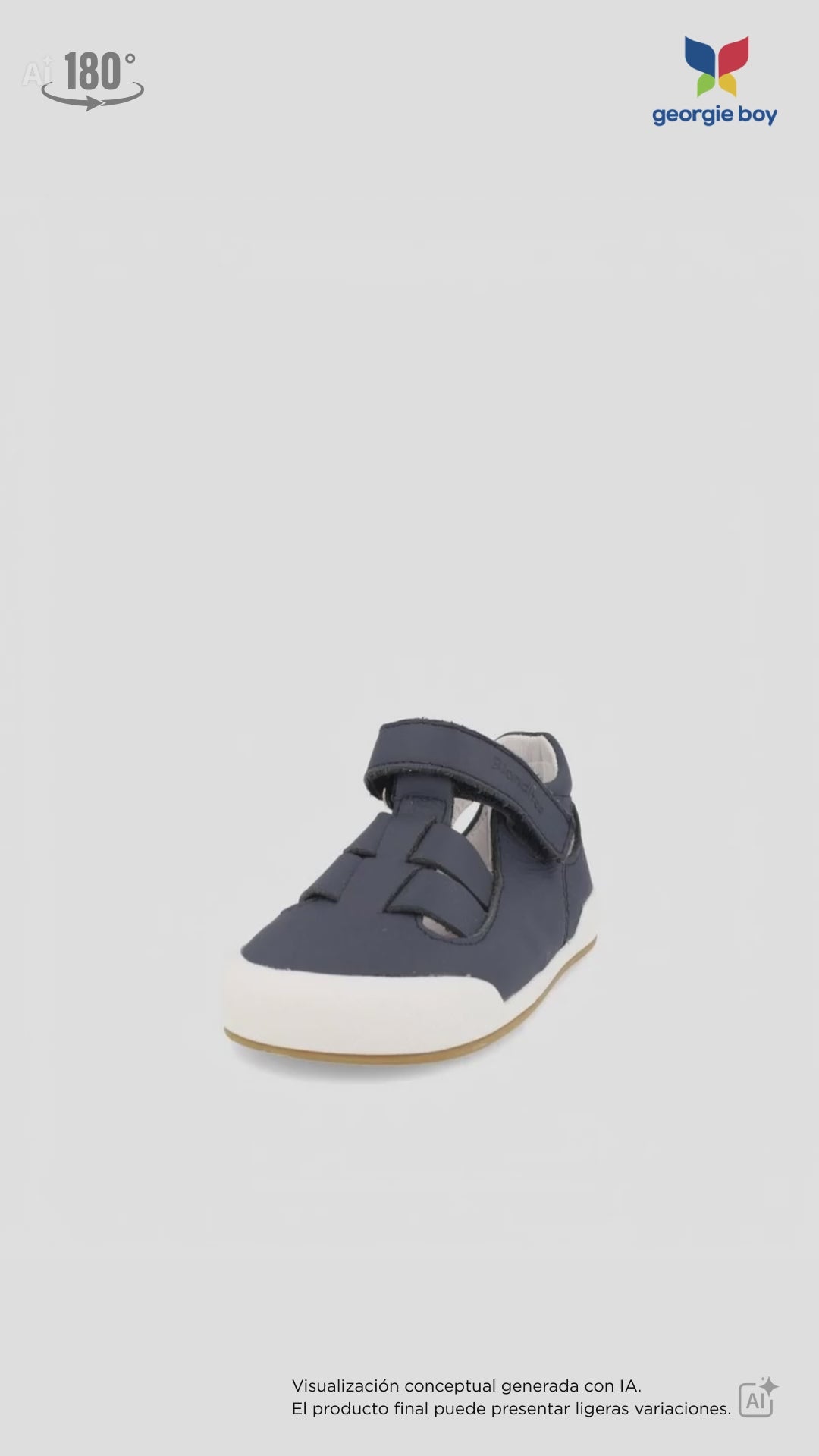 Sandalia Barefoot Blanditos  Marino para Niño