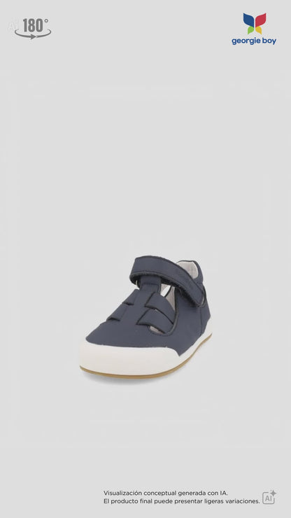 Sandalia Barefoot Blanditos  Marino para Niño