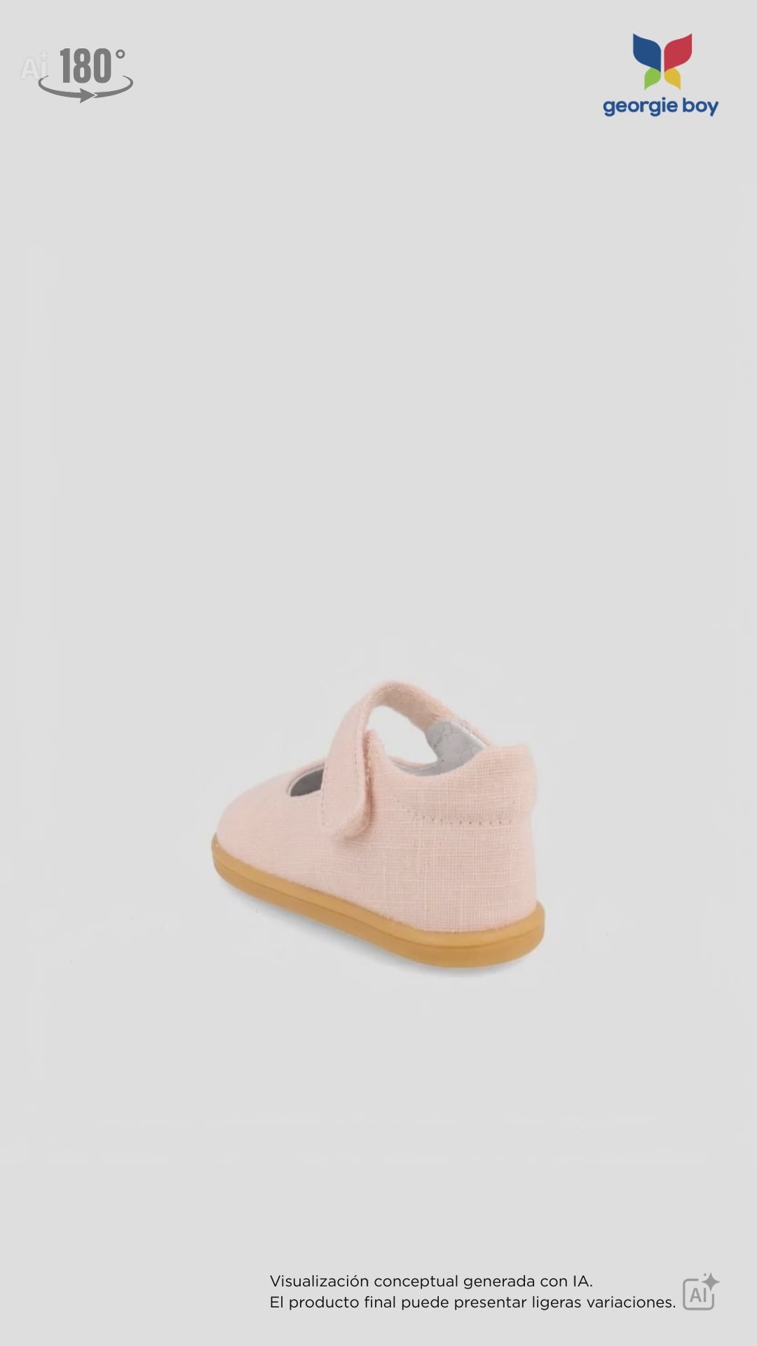 Zapato Barefoot Blanditos Nude con Velcro para Niña