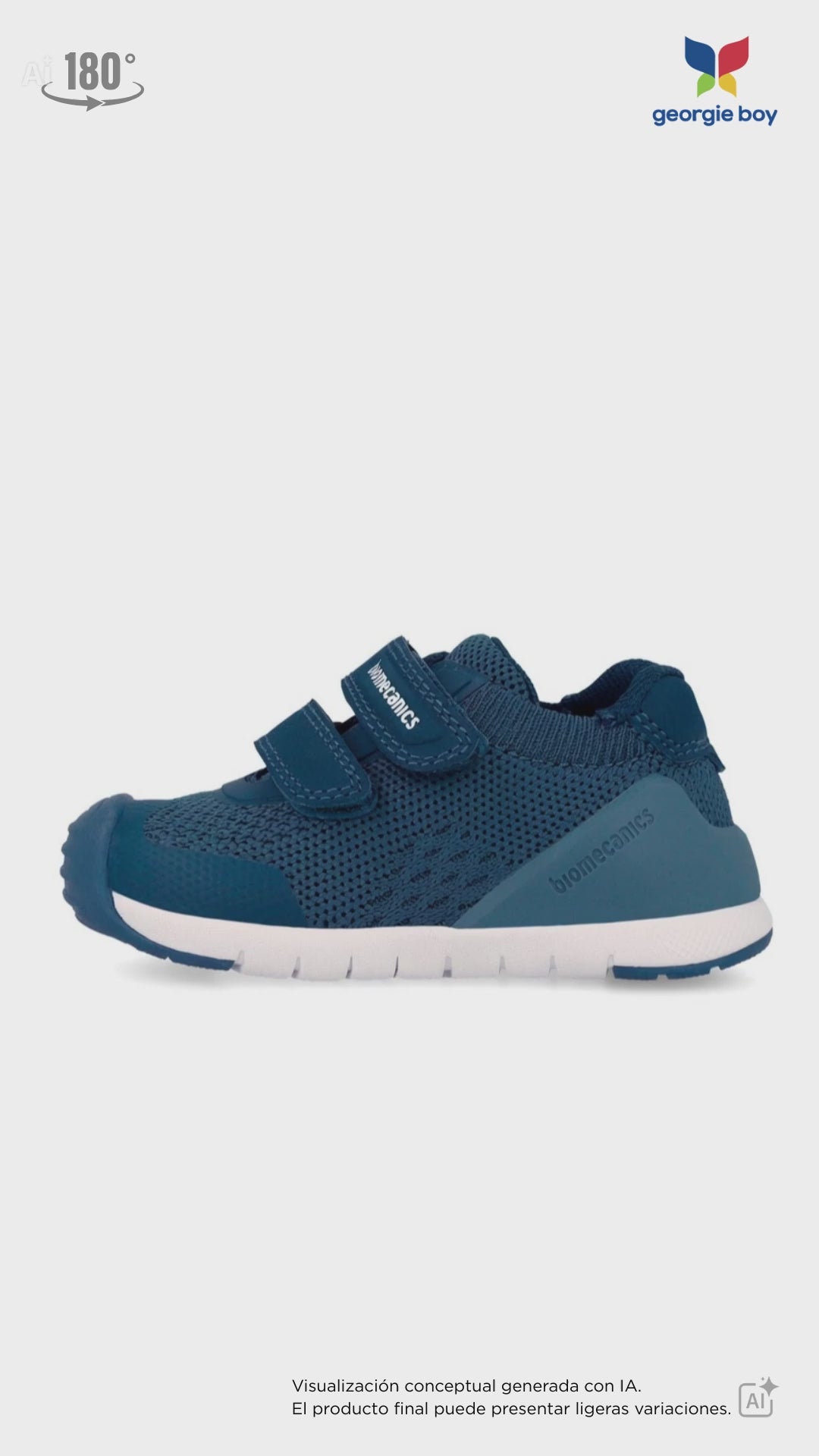 Zapato  Sport Biomecanics Azul de Rejilla para Bebe