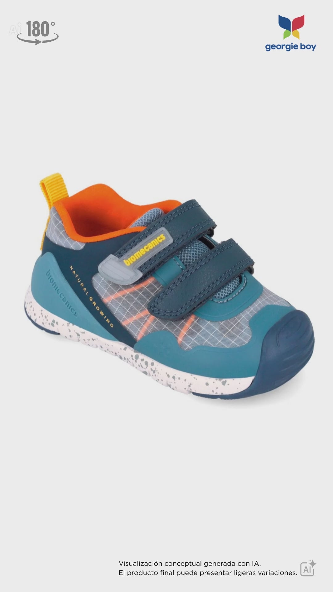 Zapato Sport Biomecanics Azul de Rejilla para Bebé