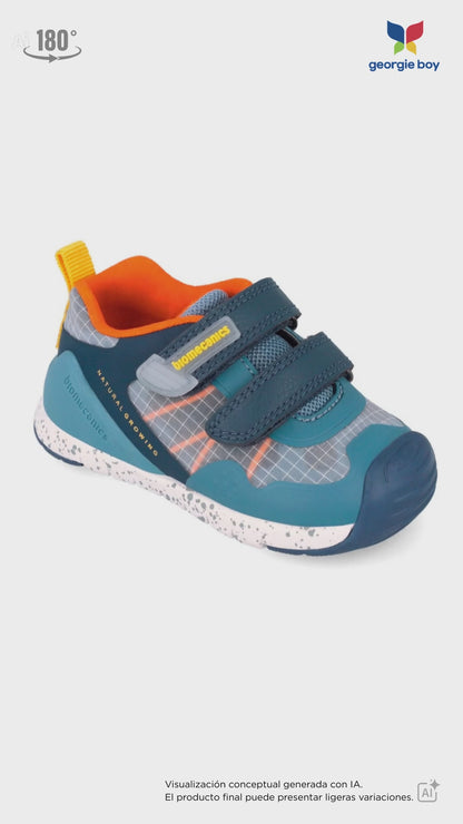 Zapato Sport Biomecanics Azul de Rejilla para Bebé