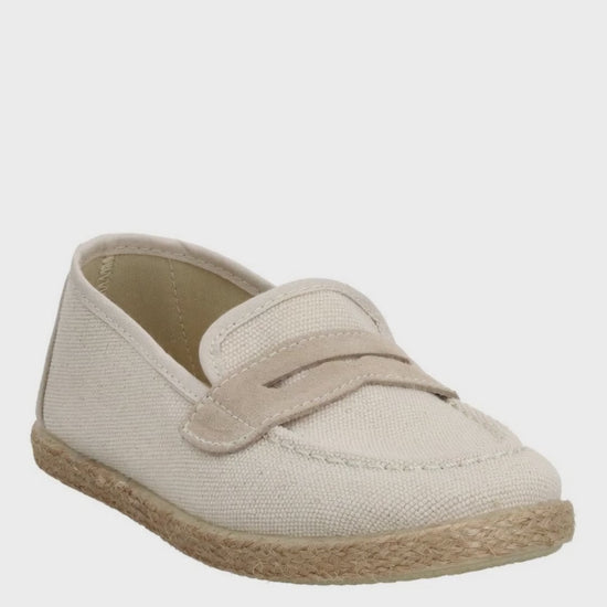 Mocasines Tokolate con Antifaz Crudo para Niño