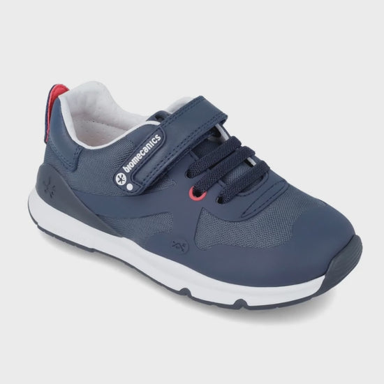 Zapato Deportivo Biomecanics Ocean con Velcro/Resorte para Niño