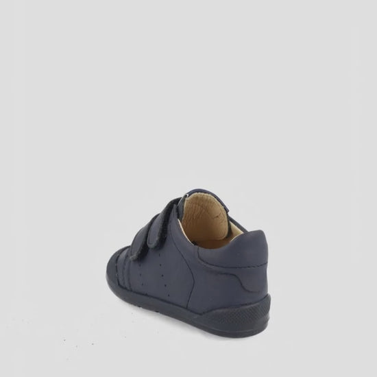 Zapato Barefoot Blanditos Dos Velcros Marino para Niño